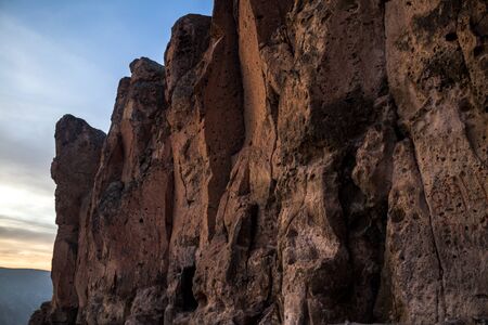 Ihlara in Aksaray, Turkey. Valley for hiking excursions. Big rock, cliffの写真素材