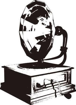 Gramophoneのイラスト素材