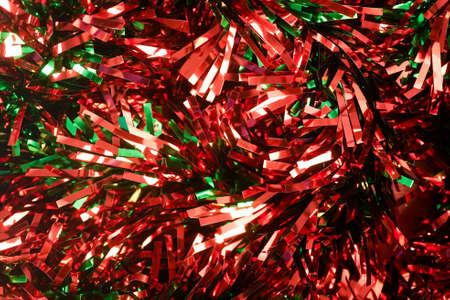 tinsel background for Christmas, happy new yearの写真素材