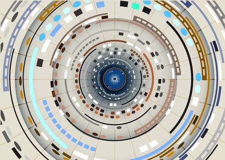 Abstract technology background.Vector file.のイラスト素材
