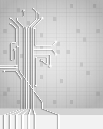 Abstract circuit board backgroundのイラスト素材
