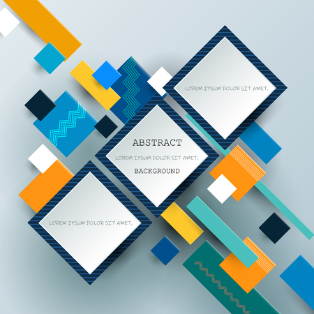 Illustration vector of cool abstract geometric background. Blank simple geometry, triangle shape. Composition pattern design for your content, business, modern graphic design, banner, template, coverのイラスト素材