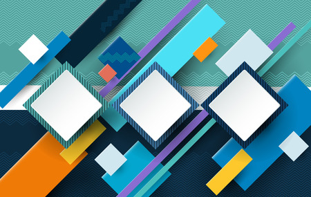 Illustration vector of cool abstract geometric background. Blank simple geometry, triangle shape. Composition pattern design for your content, business, modern graphic design, banner, template, coverのイラスト素材