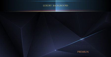 Low polygon silver, black premiumのイラスト素材