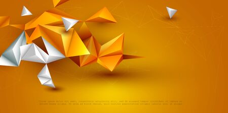 Geometric, Polygon, Triangle pattern shape.のイラスト素材