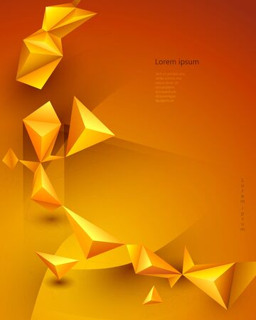 Geometric, Polygon, Triangle pattern shape.のイラスト素材