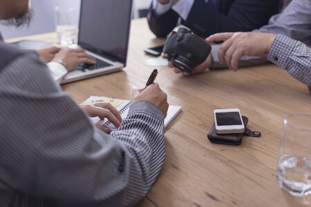 Businessman meeting conference discussion corporate conceptの写真素材