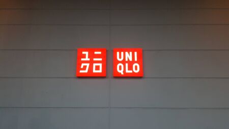 OCTOBER 2018,Takayama,Japan.UNIQLO Logo in Takayama,Japan.Uniqlo Co., Ltd. is a Japanese casual wear...