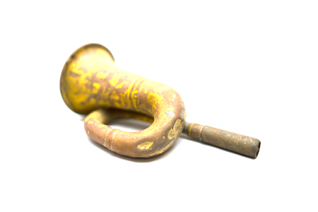 The old brass hornの写真素材