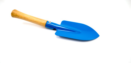 A small blue shovelの写真素材