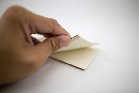 Open notebook.の写真素材