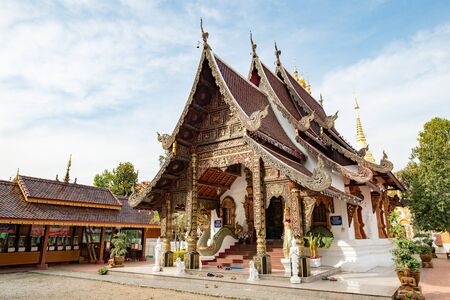 Wiang Chai Mongkol templeの写真素材