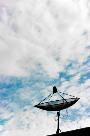 telecom on the beautiful cloudsの写真素材