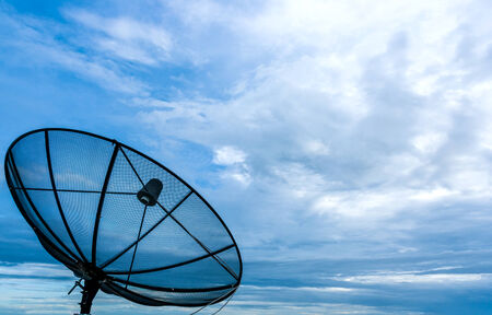 telecom on the beautiful cloudsの写真素材