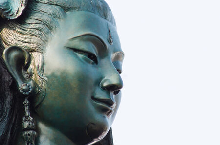 The guan yin buddha statue