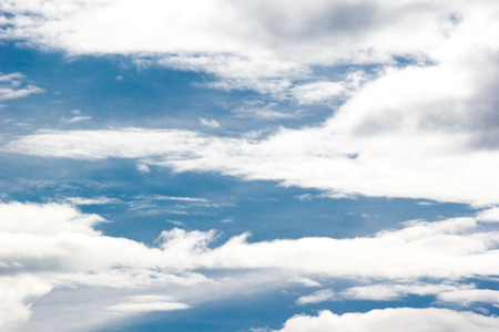 Beautiful clouds in the blue sky background