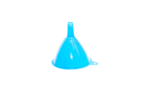 funnel isolated on white backgroundの写真素材