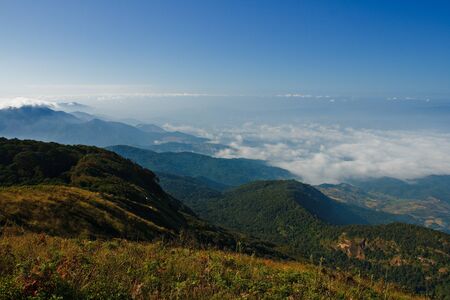 High mountain in Thailandの写真素材
