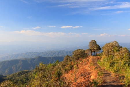 High mountain peaksの写真素材