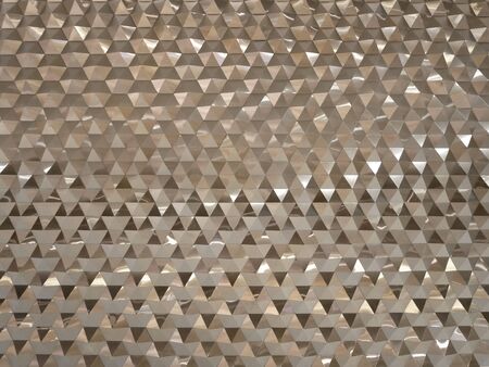 Silver low poly triangles and polygons geometric abstract background.の写真素材