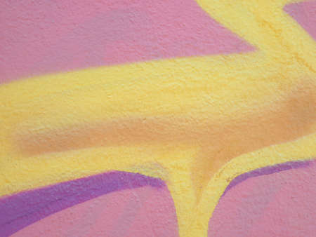 Abstract street art paintings on a concrete wall. Background textureの写真素材