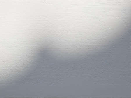 Organic shadow over white textured wall backgroundの写真素材