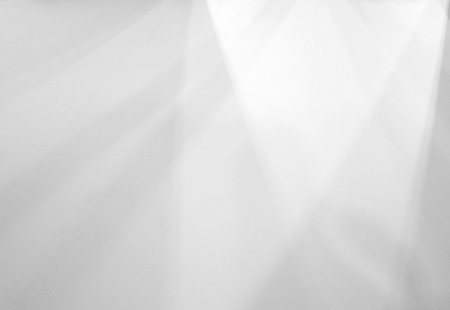 Shadow and light from window blur abstract background on white wall, shadow overlay effect for design product presentation, mockup, posters, stationary, wall artの写真素材