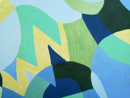 Abstract background colorful painted on concrete wall. Abstract backdrop painting concept for design.の写真素材