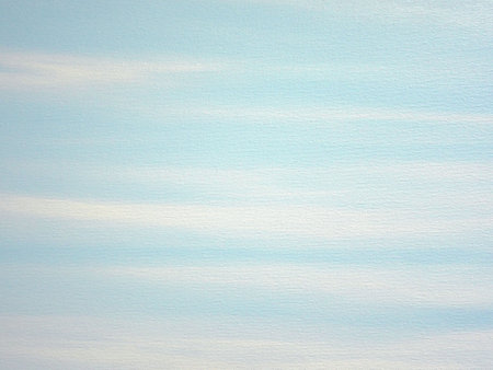 Abstract gentle light blue and white acrylic painting on canvas texture background.の写真素材