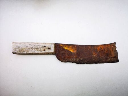 Rusting cooking knivesの写真素材