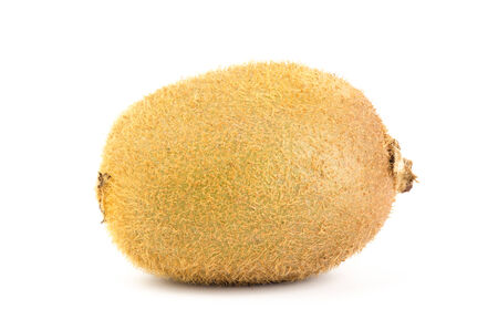 Fresh kiwi fruit on white backgroundの写真素材