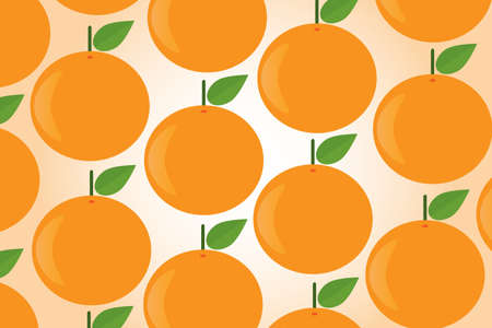 Orange fruit vector background
