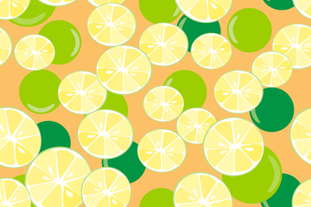 Lime seamless pattern vector backgroundのイラスト素材