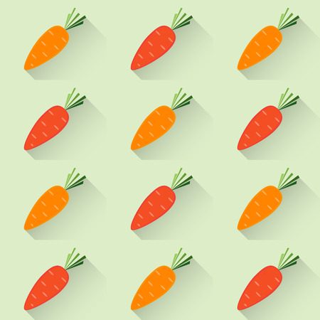 Carrot vegetable seamless pattern vector backgroundのイラスト素材