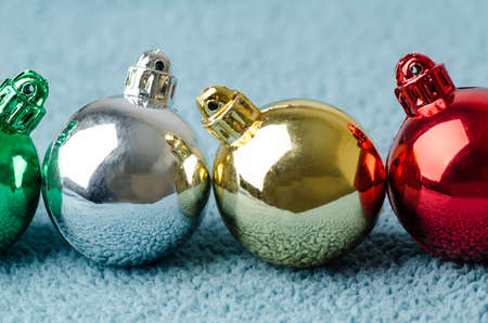 Colorful christmas ball for decorationの写真素材