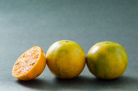 Fresh Tangerine orange fruit,healthy foodの写真素材