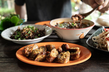 Local Northern Thai food, Tradition foodの写真素材
