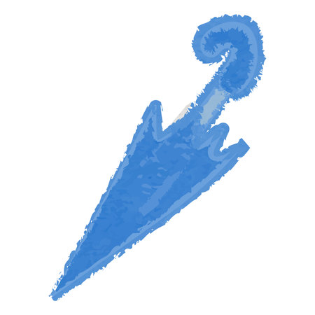 Illustration of a closed umbrellaのイラスト素材