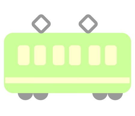 Train flat icon. Railway vector illustration isolated on white. Train glyph style design, designed for web and app. Eps 10のイラスト素材