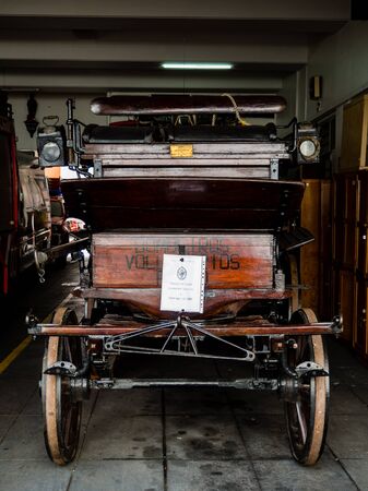 Vintage fire truckの写真素材