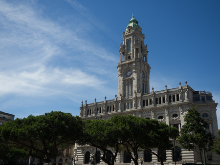 Oporto's town hall buildingのeditorial素材