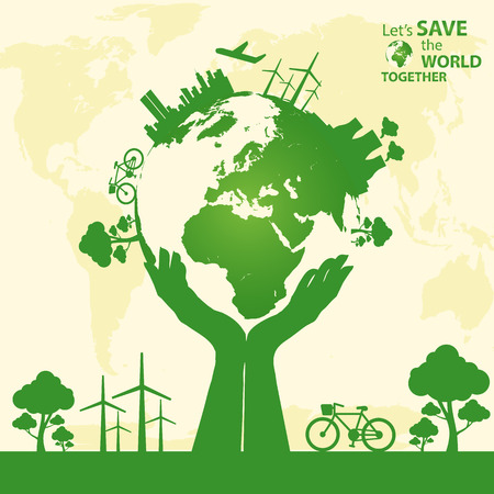 save the worldのイラスト素材