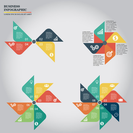 Business infographicのイラスト素材