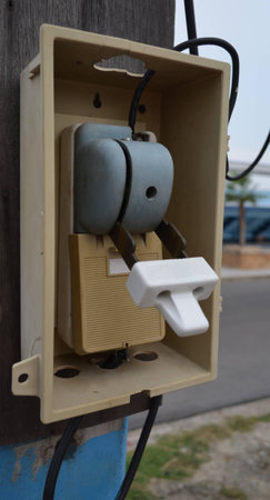 electricity box, Thailand