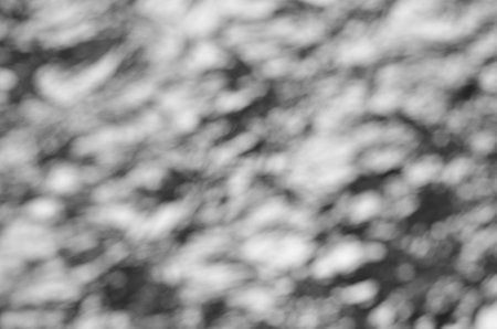 Black and white Bokeh abstract light background.
