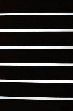 Slat roof is a light, airy place.の写真素材