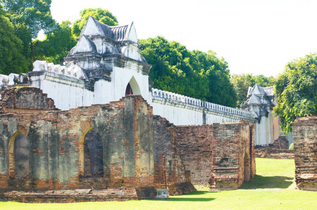PHRA NARAI RATCHANIWET LOPBURI THAILAND, Historical Places.のeditorial素材