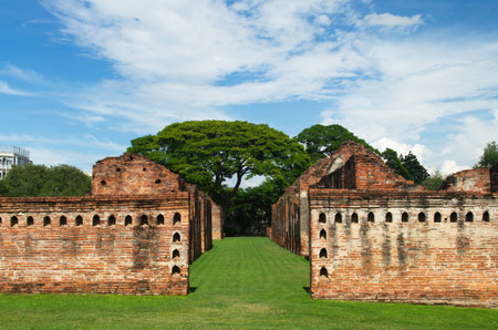 PHRA NARAI RATCHANIWET LOPBURI THAILAND, Historical Places.のeditorial素材