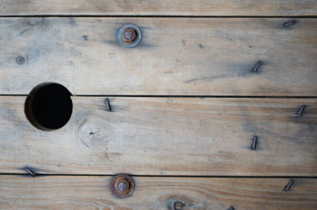 wood texture and background. Joints of boardsの写真素材