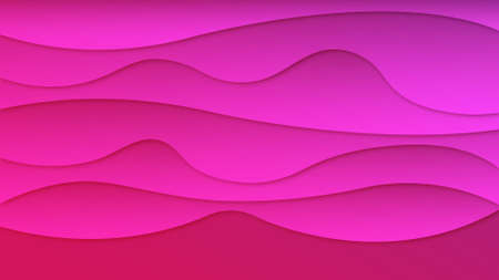 Abstract full-frame curved pink tone isolated on background.